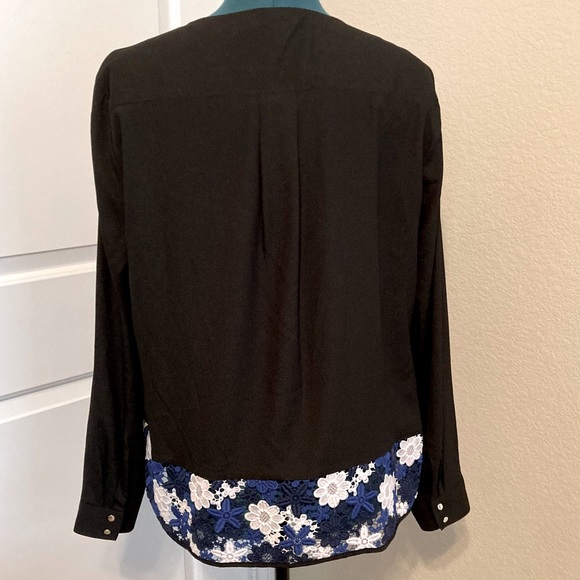 Calvin Klein long sleeve blouse with lace - Picture 4 of 5